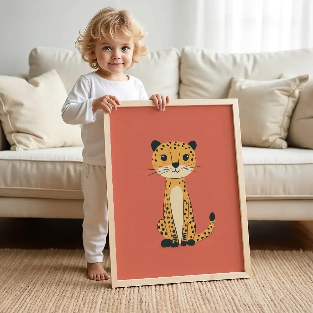 Tablou cu Ilustratii grafice - model Panteră