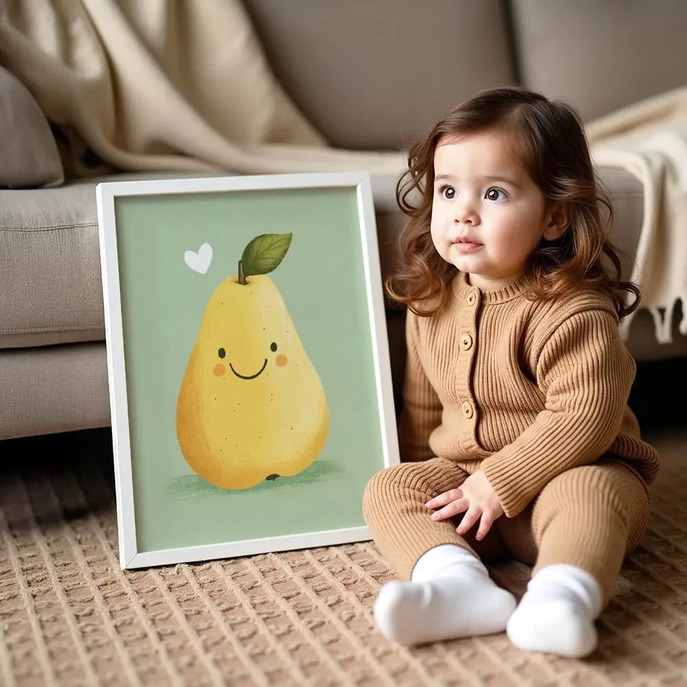 Tablou cu Ilustratii grafice - model Pară 01