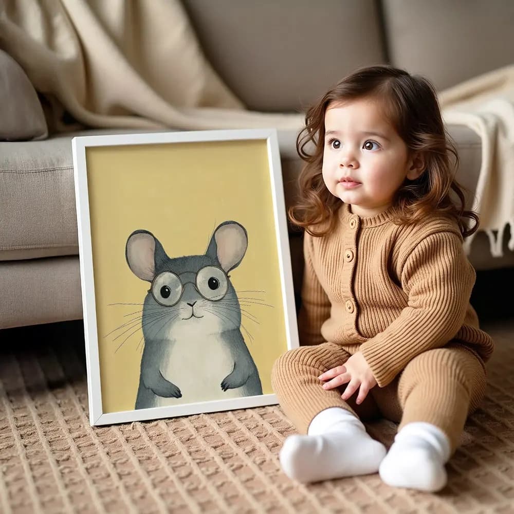 Tablou cu Ilustratii grafice - model Șoricel