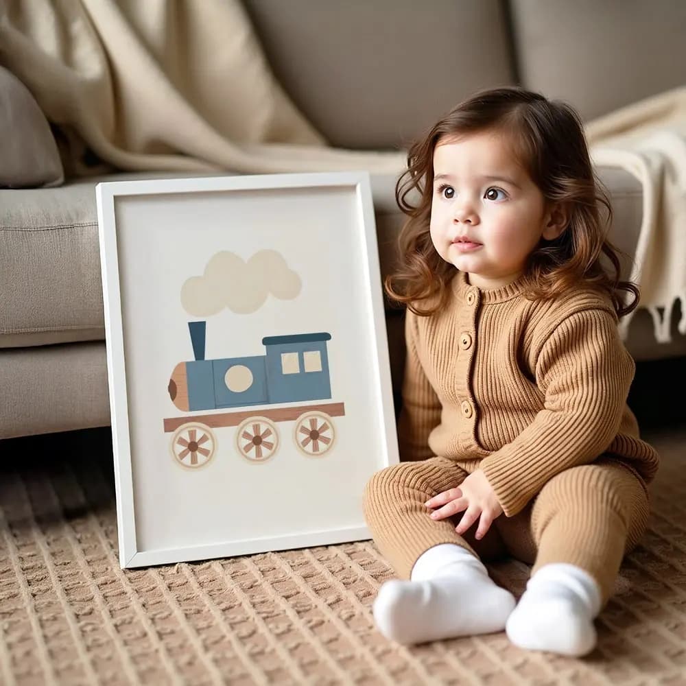 Tablou cu Ilustratii grafice - model Tren