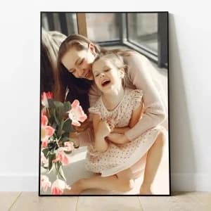 Tablou cu poza ta personalizat – tablou cu rama, cadou personalizat premium
