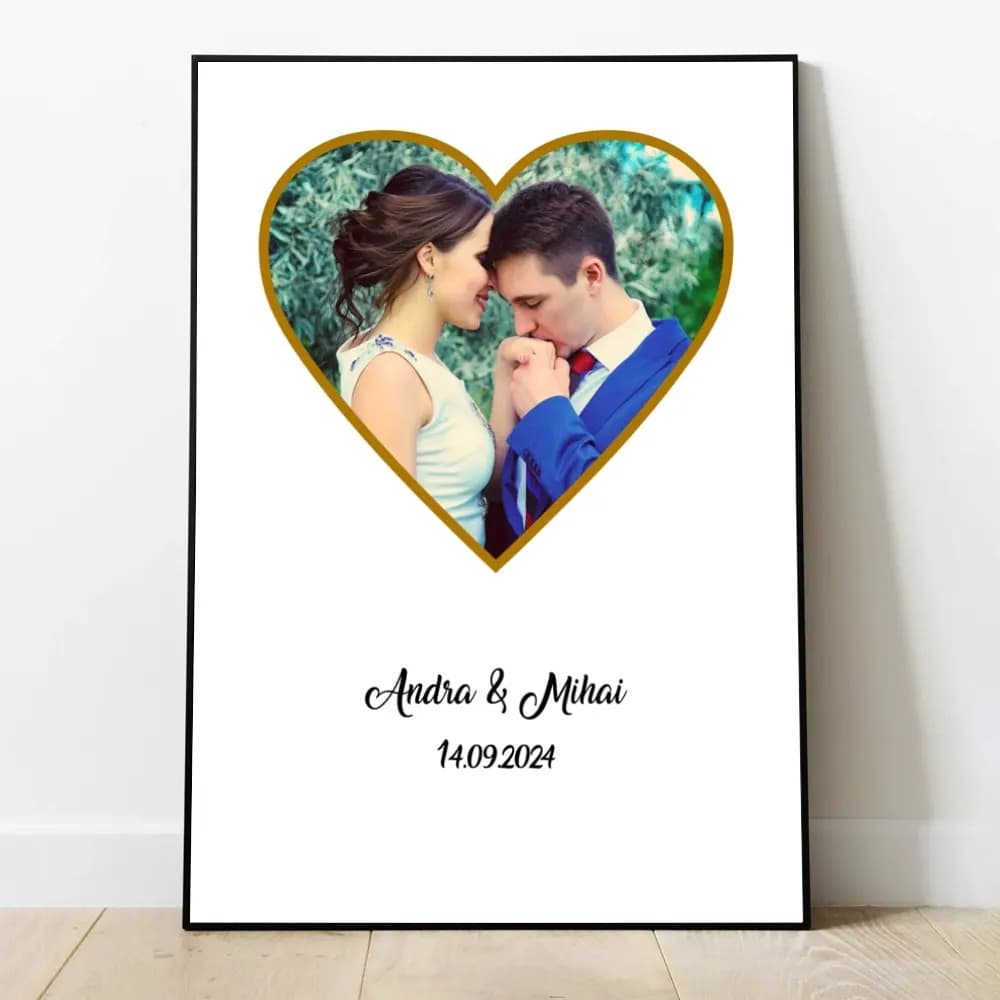 Tablou Personalizat cu Mesaj – Model Stea, Cadou Unic cu Poză sau Text pentru Ocazii Speciale